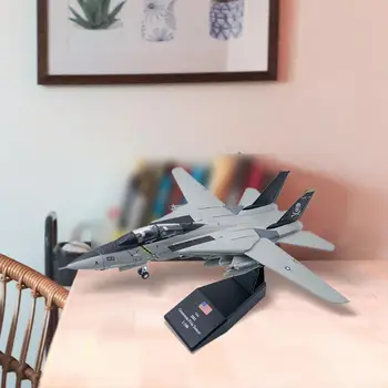 1/100 Отлитый под давлением F14 с подставкой для показа игрушек-самолетиков из сплава
