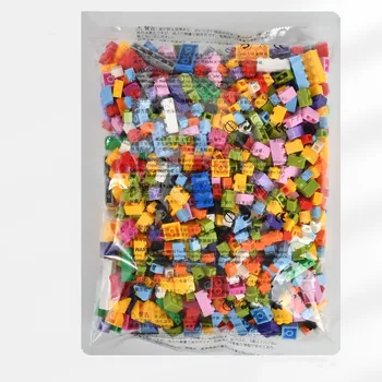 1000 Штук креативных строительных блоков Объемная модель города СДЕЛАЙ сам Классические кирпичи Развивающие игрушки для детей подарки маленького размера