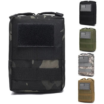 1000D Тактический чехол Molle, уличная поясная сумка, инструменты EDC, сумка для аксессуаров, охотничий жилет, набор утилит, держатель для мобильного телефона, поясная сумка