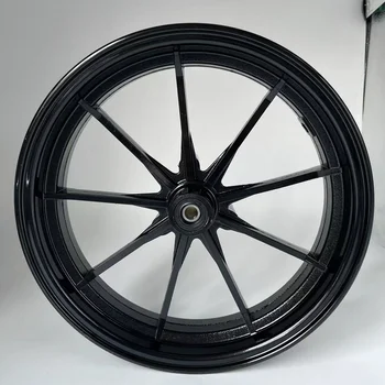 12-дюймовое черное переднее колесо из алюминиевого сплава, волокно, скутер, мотоцикл, электромобиль, переднее колесо