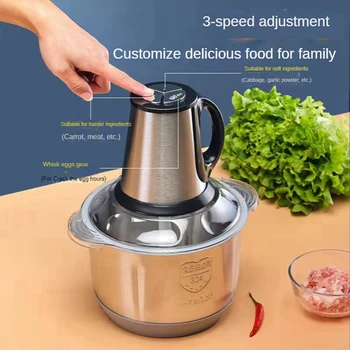 5-литровая мясорубка Многофункциональный кухонный комбайн для измельчения овощей и фруктов Кухонная машина EU Plug