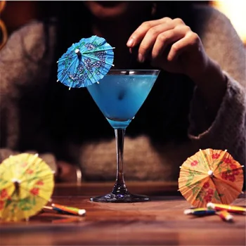 50 шт. /лот Бумажные зонтики для коктейлей с напитками, зонтики Мини-Луау, палочки для тропической гавайской вечеринки, свадебные украшения для зонтиков 2021 года