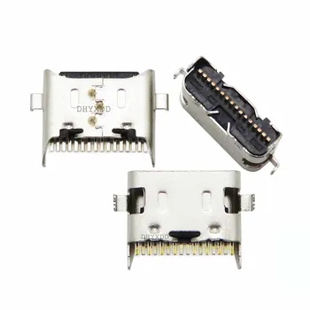 5шт 16-Контактный Разъем Type-C Micro USB Порт Для зарядки Разъем Зарядного устройства Samsung A20S A207 207F A2070 A21 A215 A215U A215F