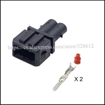 DJ7024-3.5-11 автомобильный провод, штекерный кабель, водонепроницаемая оболочка, 2-контактный разъем, автомобильная розетка, в комплекте клемма и уплотнение