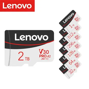 Lenovo 256 ГБ SD-Карта Full HD и 4K UHD Карта Памяти С SD-Адаптером Mini Class 10 UHS-I U3 130 МБ/с. TF-Карта Для Камеры Телефона БПЛА