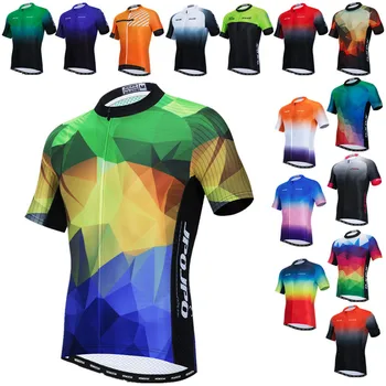 Weimostar 2021 Pro Велоспорт Джерси Мужская одежда для горных велосипедов с защитой от пота Велосипедная одежда Дышащая майка для велоспорта MTB