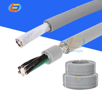 YY1002 кабель защитной цепи управления TRVVP сверхгибкий кабель передачи данных 1,5 -2,5 мм Провод питания сервопривода робота