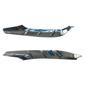 Автомобильный Хромированный Серебристый Передний бампер, Крышка уголка для губ, Накладка нижнего бампера для Honda HRV HR-V XRV XR-V 2022