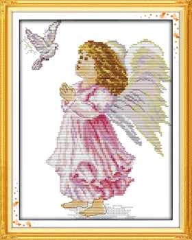 Ангел мира (2) набор для вышивания крестиком холст с принтом 11 карат ручная вышивка крестиком DIY рукоделие ручной работы
