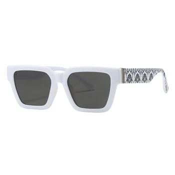 Винтажные модные Квадратные солнцезащитные очки для женщин и мужчин, роскошный бренд, дизайнерские классические солнцезащитные очки в большой оправе для мужчин и женщин UV400