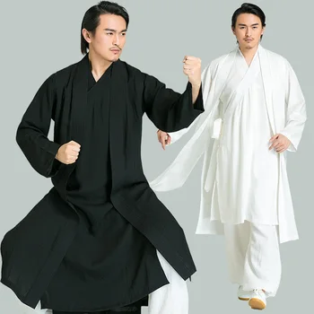 высококачественный льняной кунг-даосизм Удан тай-чи униформа комплекты одежды для боевых искусств даосизм халат Arte martiale комплект пальто без брюк
