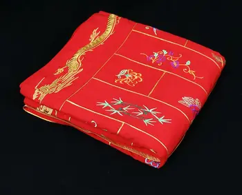 вышивка цветами буддистский халат шаолиньский монах халат халат мирянина рясы для медитации буддийский Будда цуйи настоятель монахи одежда красного цвета