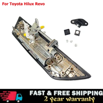 Для Toyota Hilux Revo 2015-2021 Хромированная Ручка Двери Багажника Подъемный Фиксатор Открытия Ворот С Отверстием для ключа и Камеры
