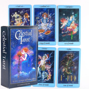 Для карт Celestial для Oracle Колода английских карт, Таро, карта для таинственного гадания, Семейная вечеринка, забавная настольная игра, карточный набор Pac