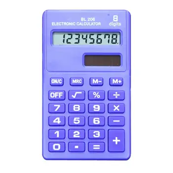 Долговечный портативный калькулятор Портативный калькулятор Надежный 8-значный ручной калькулятор ярких цветов