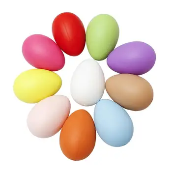 Защита от поломок, 1 комплект, Шикарная роспись пластиковых пасхальных яиц, Цветные детские пасхальные яйца, гладкая поверхность, пасхальные сувениры