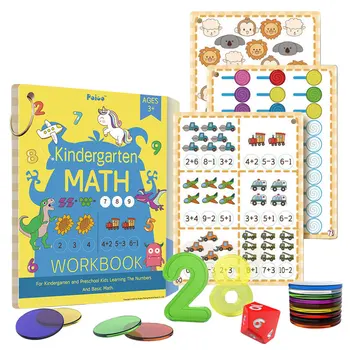 Игры Монтессори с ощущением чисел, математические игрушки, Радужные диски, Наборы для обучения приходской арифметике, игрушки-головоломки для обучения мышлению Для детей