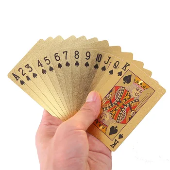 Карты для покера ПВХ Водонепроницаемые Игральные карты для покера Пластиковая Хрустальная Игровая посуда Resistan Креативный подарок Прочный Покер 55 шт./Д