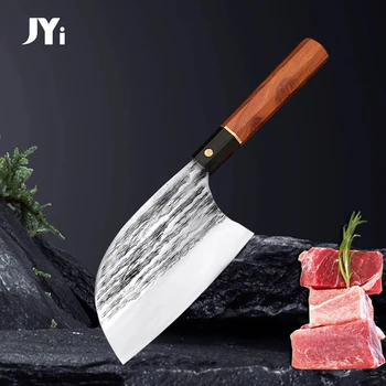Кованый Кухонный нож Тесак Измельчитель Мясник Для Забоя мяса Рыборез Шеф Повар Для Нарезки Филе Фруктовый нож Инструменты для приготовления пищи