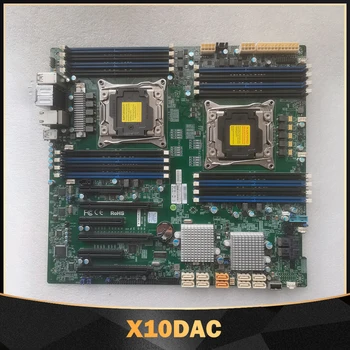 Материнская плата с двойным разъемом R3 (LGA 2011) Поддерживает процессор Xeon Семейства E5-2600 v3 / v4 для Supermicro X10DAC