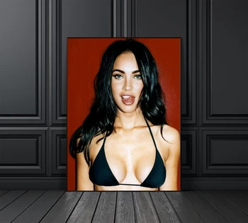 Меган Фокс, сексуальный и красивый музыкальный плакат, рэп-плакат, украшение для домашней росписи стен (без рамки)