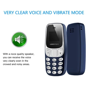 Мини-Мобильный Телефон Портативный С Двумя Sim-Картами Голосовой Чейнджер MP3 /4 Плеера Мини-Bluetooth Мобильный Телефон Громкой Связи 2G Мобильный Телефон Стерео