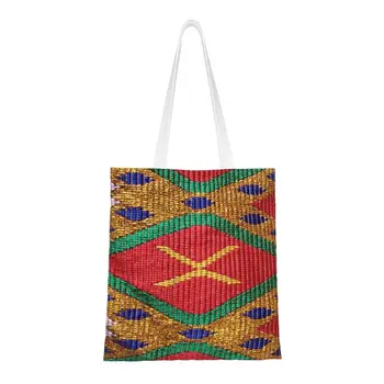 Модная эфиопская сумка-тоут традиционного дизайна ручной работы, прочная холщовая сумка для покупок через плечо
