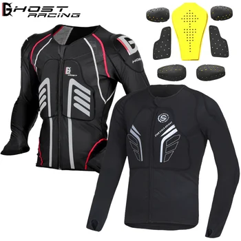 Мотоциклетная броневая куртка для полной защиты тела, дышащая одежда для мотокросса по бездорожью с сертифицированным CE защитным снаряжением