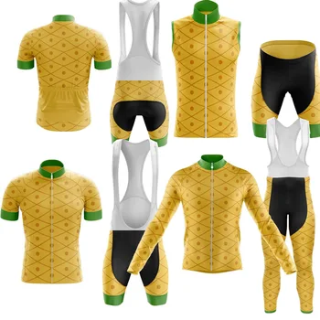 Мужской велосипедный комплект Fun Yellow Pineapple Maillot с фруктами, Велосипедная майка для сезонов, Рубашки для шоссейных велосипедов, костюм MTB Maillot Ciclismo