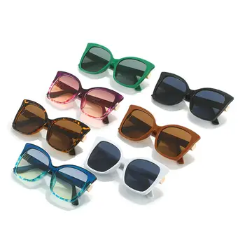 Новые квадратные солнцезащитные очки для женщин, винтажные солнцезащитные очки 