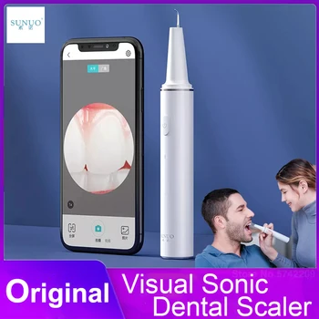 Новый SUMUO Smart Visual Electric Sonic Стоматологический Скалер для удаления зубного камня, пятен на зубах, Зубного камня, инструмента для отбеливания зубов Стоматологом