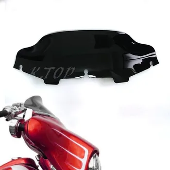 Новый черный 6-дюймовый обтекатель лобового стекла с одной лампой для Harley Electra Glide Street Touring Bike 1996-2013