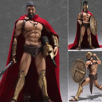 Оригинальная заводская фигурка Max figma # 270 Sparta 300 warriors Leonidas из ПВХ, игрушечная фигурка, 16 см