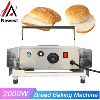 Полноавтоматическая 6-штучная печь для приготовления бургеров, тостер для выпечки булочек, гриль для выпечки хлеба, машина для приготовления быстрого питания с таймером