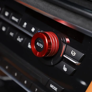Ручка кондиционера, кнопка регулировки громкости звука, накладка на кольцо для BMW X5 X6 E70 E71 F15 F16 2014-2018