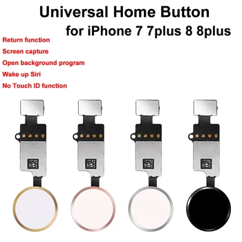 Универсальная кнопка Home для iphone 7 7plus 8 8 plus Ремонт кнопки Home Гибкий кабель Восстановление обычной замены Функция возврата