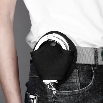 Универсальная сумка-держатель наручников, Тактические поясные карманы, чехол для быстросъемных наручников в стиле Милитари, аксессуары для косплея