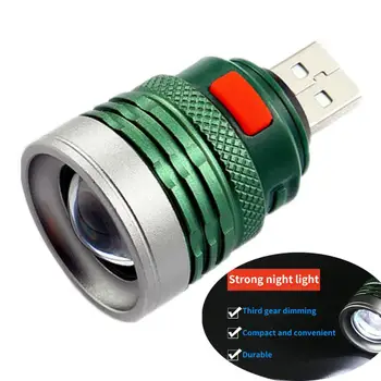 Фонарик Lanterna, питание от USB-интерфейса, блок питания, ультра яркий портативный фонарик, USB-вспышка, 3 режима, мини-светодиодное освещение.