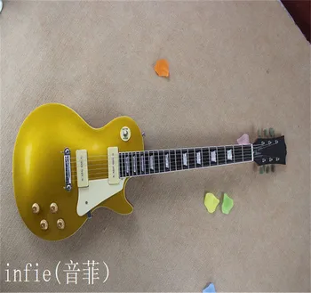 Электрогитара стандарта Yellow Goldtop P90 музыкальный инструмент guitar В наличии